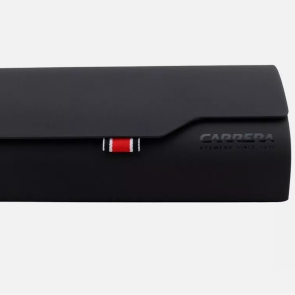 NEW CARRERA AUTHENTIC EYEGLASSES CASE | BLACK HARD | MAGNETIC COVER - Picture 1 of 10